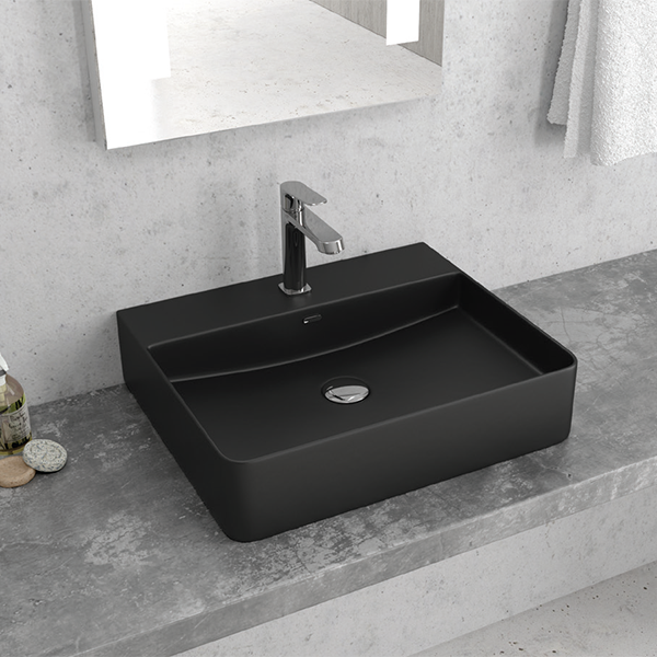 Lavabi da appoggio di design serie BLACK