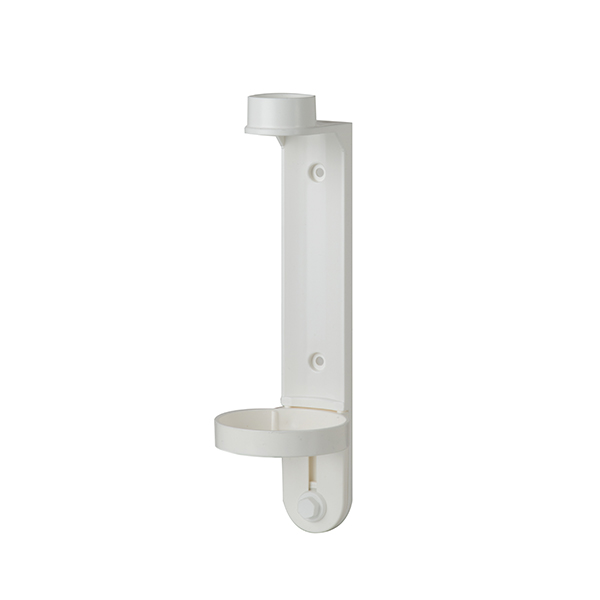 supporto_murale_in_abs_bianco_per_dispenser_da_300_ml_per_hotel_federhotel_LP_vista_frontale supporto_murale_in_abs_bianco_per_dispenser_da_300_ml_per_hotel_federhotel_LP_vista_frontale
