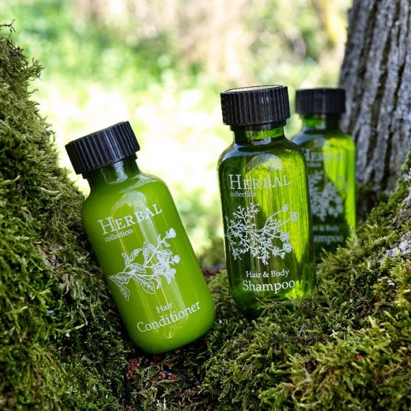 Linea Cortesia Herbal in flaconi ECOPURE
