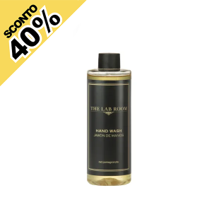 Sapone Liquido in formato Ricarica per Dispenser PUMP SYSTEM da 300 ml. della Linea Cortesia THE LAB ROOM ordinabile da 1 ricarica