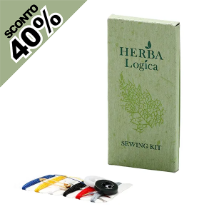 Set Cucito in elegante astuccio di cartone riciclabile della Linea Cortesia HERBALOGICA