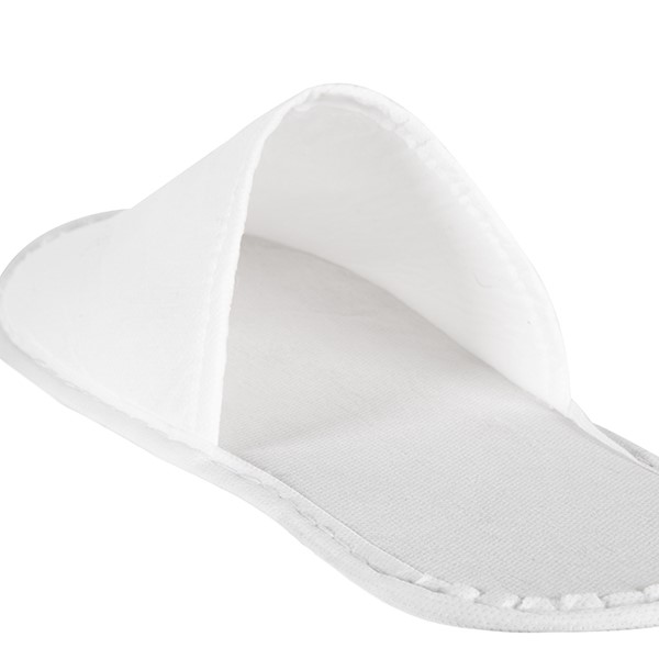 Geschlossener Hotelslipper von FederHotel aus TNT, Modell EVOLUTION C, WEISS, FOTO 3