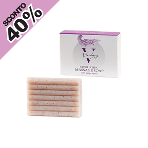 Sapone da 25 gr. in elegante astuccio della linea cortesia VINOLOGY
