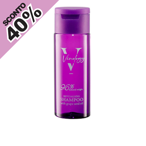 Shampoo in flacone da 45 ml. per la Linea Cortesia VINOLOGY