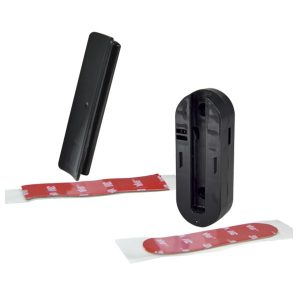 Supporto murale invisibile nero per dispenser PUMP SYSTEM ordinabile da 1 solo supporto