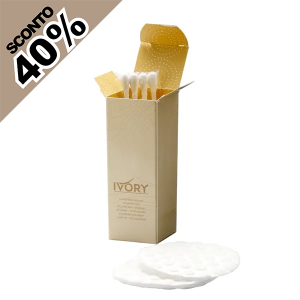 Vanity Set in elegante astuccio di cartone della Linea Cortesia IVORY ordinabile da 10 vanity