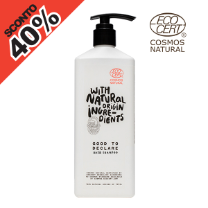 Shampoo in dispenser da 360 ml. per la Linea Cortesia GOOD TO DECLARE ordinabile da 1 dispenser