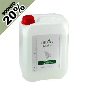 Sapone liquido in ricarica da 5 litri per la Linea Cortesia HERBALOGICA ordinabile da 1 ricarica