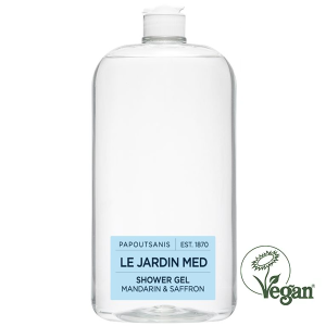 Gel Doccia in ricarica da 1000 ml. per la Linea Cortesia LE JARDIN MED ordinabile da 1 ricarica in bottiglia